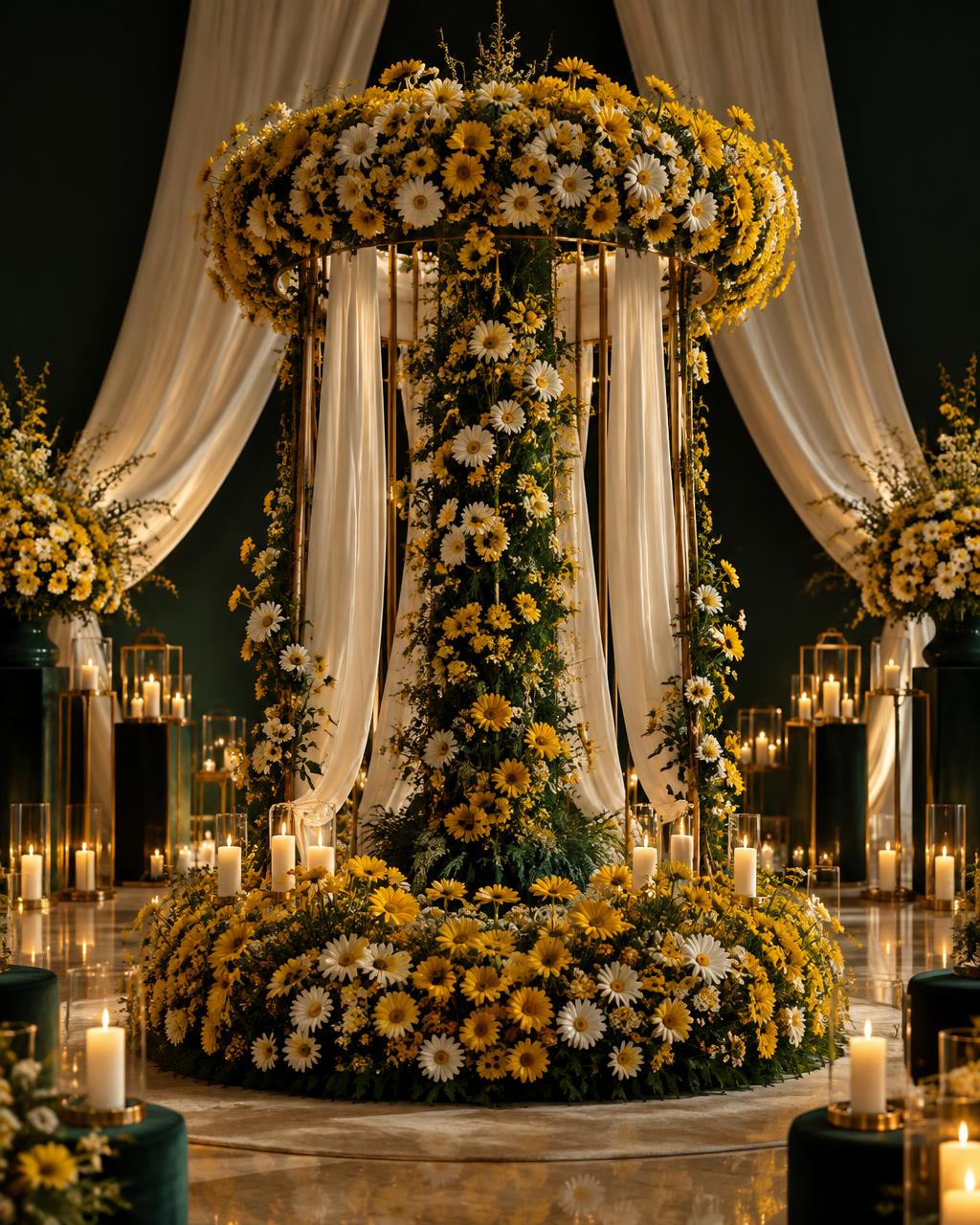 Meskel Daisy Floral Tower